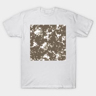 Brown bark Storm - Tie-Dye Shibori Texture T-Shirt